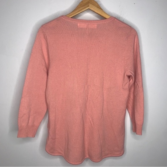 Sparrow‎ Large Pink Cashmere Lightweight Sweater  size M pullover soft - Picture 3 of 11